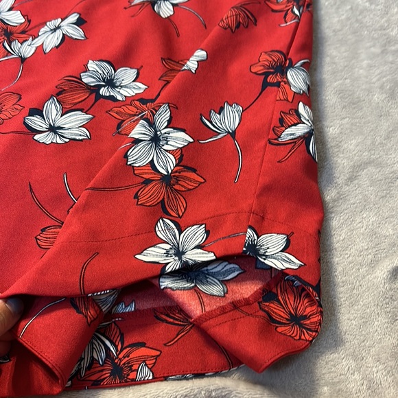 Banana republic red floral dress - Picture 2 of 6